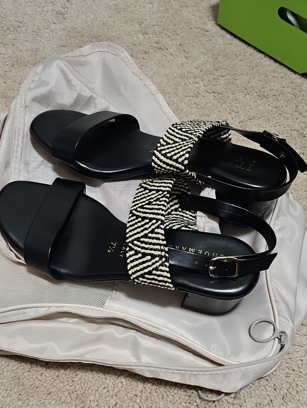 Italian Shoemakers Made In Italy Sandals 7.5 Womens